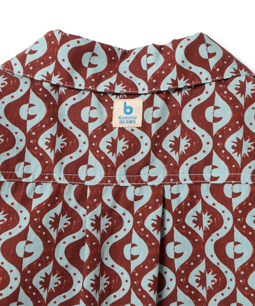 こども ビームス（コドモビームス）の「Beach Party シャツ 2025SS（100～140cm）（シャツ/ブラウス・キッズ・ブラウン系その他/グリーン系その他・100/110/120/130/140）」の18枚目の写真