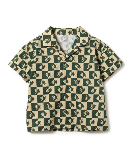 こども ビームス（コドモビームス）の「Beach Party シャツ 2025SS（100～140cm）（シャツ/ブラウス・キッズ・ブラウン系その他/グリーン系その他・100/110/120/130/140）」の19枚目の写真