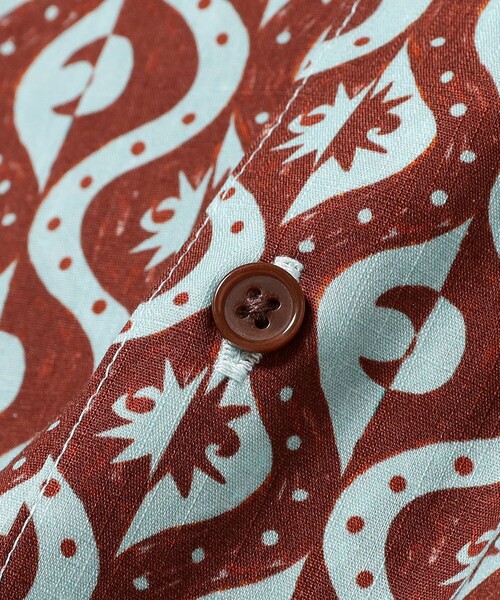 こども ビームス（コドモビームス）の「Beach Party シャツ 2025SS（100～140cm）（シャツ/ブラウス・キッズ・ブラウン系その他/グリーン系その他・100/110/120/130/140）」の22枚目の写真