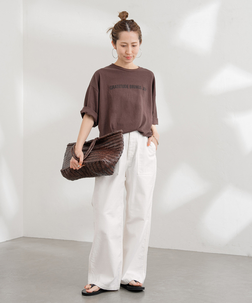 フレームワーク☆バックサテンベイカーパンツ FRAMeWORK - フレームワーク バックサテンベイカーパンツの通販