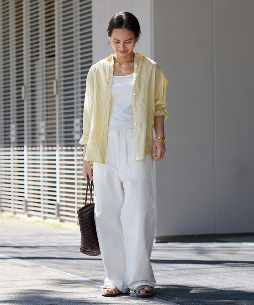 フレームワーク☆バックサテンベイカーパンツ FRAMeWORK - フレームワーク バックサテンベイカーパンツの通販