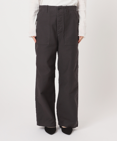 FRAMeWORK バックサテンベイカーパンツ　ブラック　36size ≪追加≫バックサテンベイカーパンツ（カーゴパンツ）｜FRAMeWORK