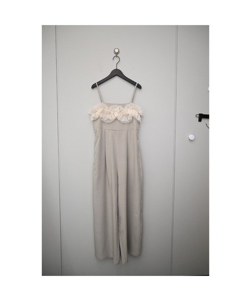 DRESSTERIOR オールインワン/サロペット ベージュ 0123725M0034 DRESSTERIOR 「DRESSTERIOR」 オーバーオール 36 ベージュ