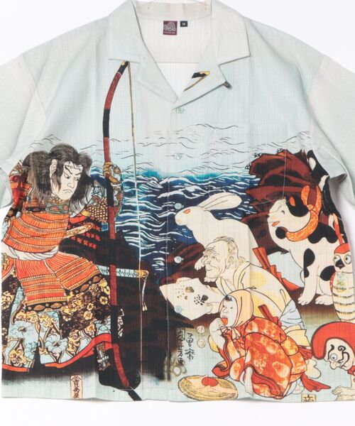 カヤ（カヤ）の「【カヤ】着る、NIPPON ART 倭の絵シャツM（シャツ/ブラウス・メンズ・ダークネイビー/ブラウン/オレンジ/ネイビー/ダークグレー/ベージュ/ブルー/ライトブルー/ブラック/レッド/ピンク/グリーン/その他4/その他5/その他3/その他2/その他1・M）」の18枚目の写真