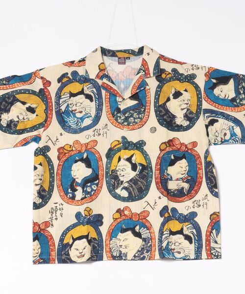 カヤ（カヤ）の「【カヤ】着る、NIPPON ART 倭の絵シャツM（シャツ/ブラウス・メンズ・ダークネイビー/ブラウン/オレンジ/ネイビー/ダークグレー/ベージュ/ブルー/ライトブルー/ブラック/レッド/ピンク/グリーン/その他4/その他5/その他3/その他2/その他1・M）」の21枚目の写真