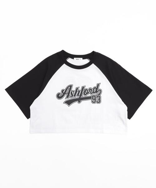 WEGO(ウィゴー)の「WEGO/ラグランショートT(Tシャツ/カットソー・レディース・ブラック/グリーン・MEDIUM/SMALL)」の14枚目の写真