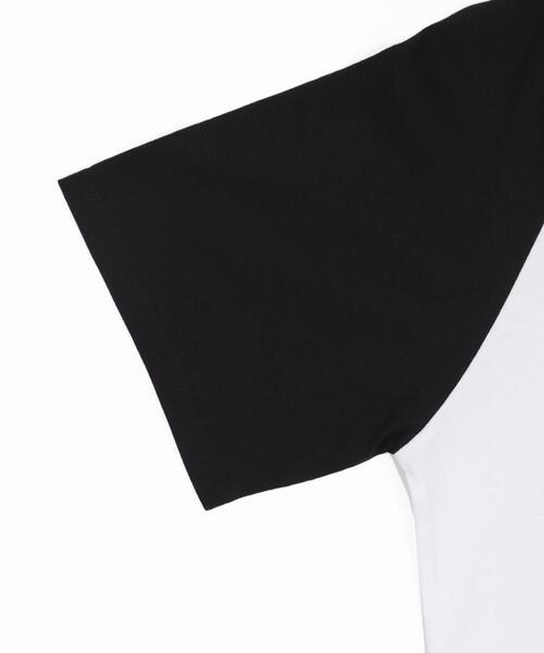 WEGO(ウィゴー)の「WEGO/ラグランショートT(Tシャツ/カットソー・レディース・ブラック/グリーン・MEDIUM/SMALL)」の17枚目の写真