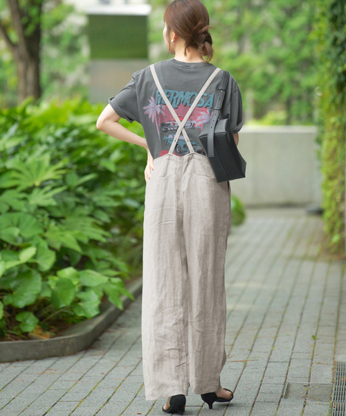 journal standard relume フレンチリネンサロペット 36 セール】《追加》手洗い可 / No.14フレンチリネンサロペット