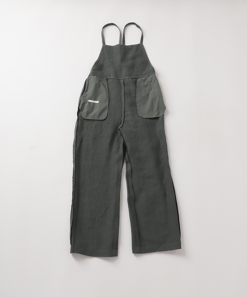 セール】《追加》手洗い可 / No.14フレンチリネンサロペット