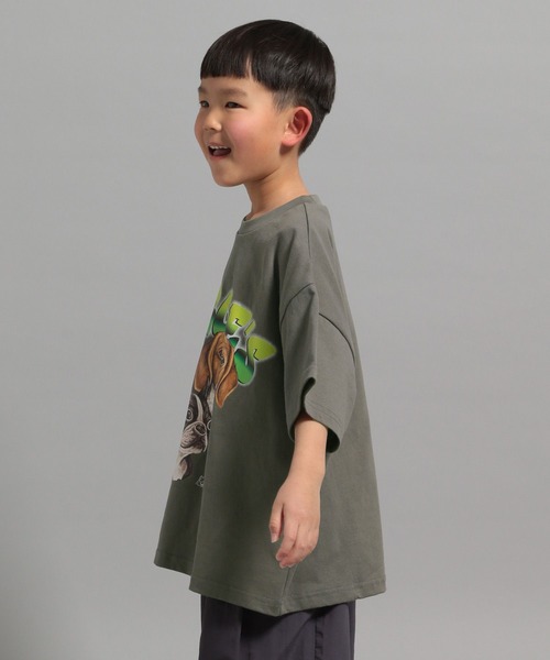 GEORGE'S（ジョージズ）の「【KIDS】CAT＆DOG Tシャツ（Tシャツ/カットソー・キッズ・グレー系その他/グレー系その他2/グレー系その他3・110/130/150）」の8枚目の写真