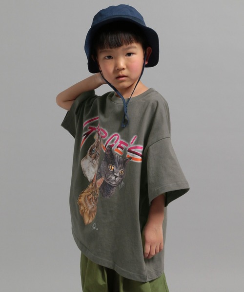 GEORGE'S（ジョージズ）の「【KIDS】CAT＆DOG Tシャツ（Tシャツ/カットソー・キッズ・グレー系その他/グレー系その他2/グレー系その他3・110/130/150）」の19枚目の写真