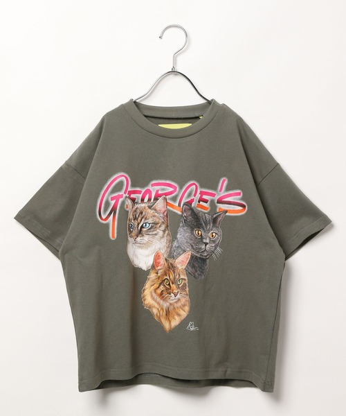 GEORGE'S（ジョージズ）の「【KIDS】CAT＆DOG Tシャツ（Tシャツ/カットソー・キッズ・グレー系その他/グレー系その他2/グレー系その他3・110/130/150）」の22枚目の写真