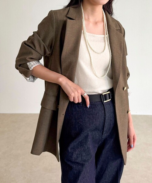 fredy emue(フレディエミュ)の「パール/メタルマルチロングネックレス(ネックレス・レディース・シルバー/オフホワイト・FREE)」の10枚目の写真