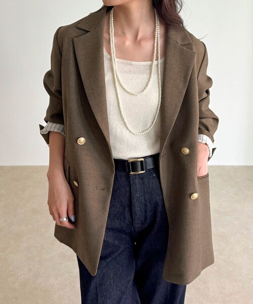 fredy emue(フレディエミュ)の「パール/メタルマルチロングネックレス(ネックレス・レディース・シルバー/オフホワイト・FREE)」の13枚目の写真