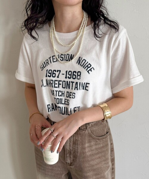 fredy emue(フレディエミュ)の「パール/メタルマルチロングネックレス(ネックレス・レディース・シルバー/オフホワイト・FREE)」の14枚目の写真