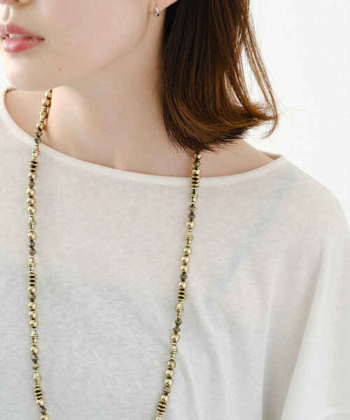 CIAOPANIC TYPY（チャオパニックティピー）の「【yuccA】マンテルロングネックレス（ネックレス・レディース・ゴールド/シルバー・ONE SIZE）」の3枚目の写真