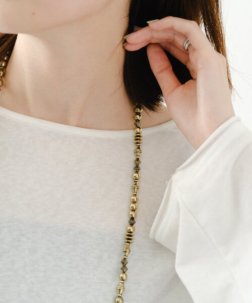 CIAOPANIC TYPY（チャオパニックティピー）の「【yuccA】マンテルロングネックレス（ネックレス・レディース・ゴールド/シルバー・ONE SIZE）」の5枚目の写真