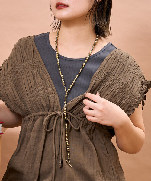 CIAOPANIC TYPY（チャオパニックティピー）の「【yuccA】マンテルロングネックレス（ネックレス・レディース・ゴールド/シルバー・ONE SIZE）」の8枚目の写真