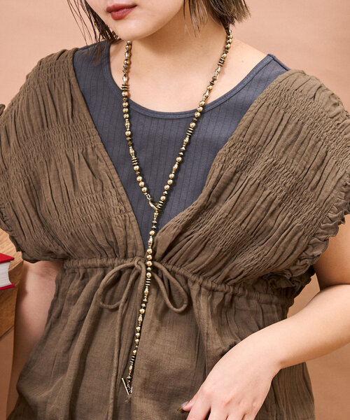 CIAOPANIC TYPY（チャオパニックティピー）の「【yuccA】マンテルロングネックレス（ネックレス・レディース・ゴールド/シルバー・ONE SIZE）」の10枚目の写真