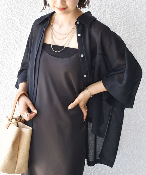 超可爱 手洗い可能〉麻調 シャツ（シャツ ビッグ 半袖 メッシュ リール