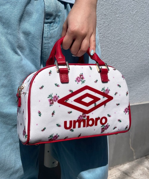 UMBRO × Casselini] 2WAYプリントミニボストン レッド