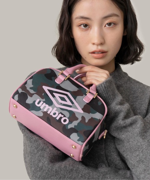 UMBRO × Casselini] 2WAYプリントミニボストン（ショルダーバッグ