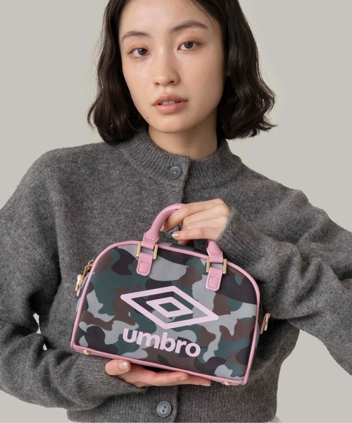 UMBRO × Casselini] 2WAYプリントミニボストン（ショルダーバッグ