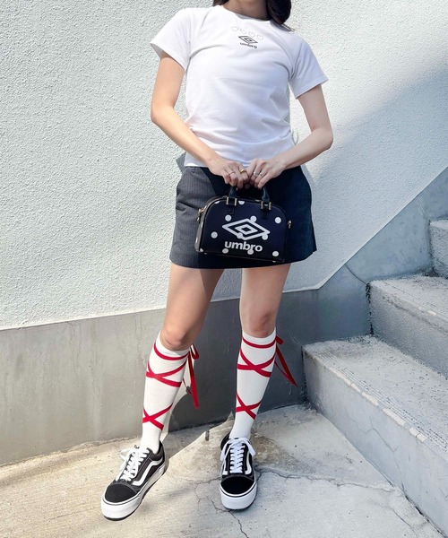 Casselini（キャセリーニ）の「[UMBRO × Casselini] 2WAYプリントミニボストン（ショルダーバッグ・レディース・イエロー/レッド/ブラック/モスグリーン/ホワイト/アニマル・FREE）」の8枚目の写真