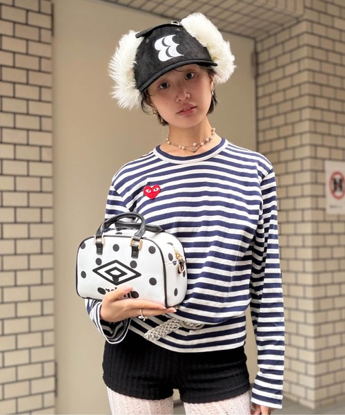 UMBRO × Casselini] 2WAYプリントミニボストン（ショルダーバッグ