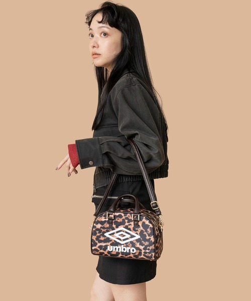 UMBRO × Casselini] 2WAYプリントミニボストン（ショルダーバッグ