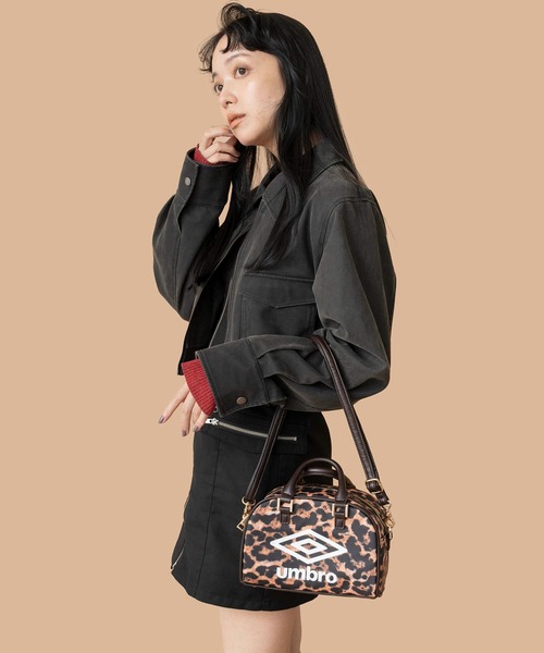 UMBRO × Casselini] 2WAYプリントミニボストン（ショルダーバッグ