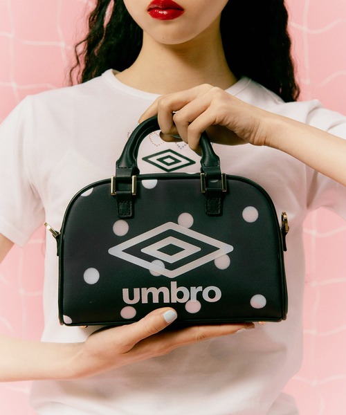 [UMBRO × Casselini] 2WAYプリントミニボストン UMBRO × Casselini] 2WAYプリントミニボストン（ショルダー