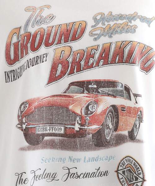 Cutie Blonde（キューティーブロンド）の「【洗える/選べる3柄】BIGプリントゆるTシャツ（Tシャツ/カットソー・レディース・チャコールグレー/チャコール/ホワイト系1/ホワイト系2/ホワイト系3/ブラック系・00）」の18枚目の写真