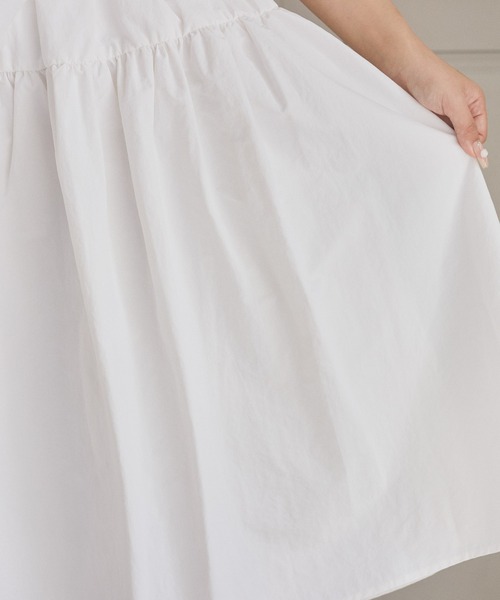 Areeam（アリーム）の「タフタギャザースカート（スカート・レディース・オフホワイト/ブルー・FREE）」の16枚目の写真
