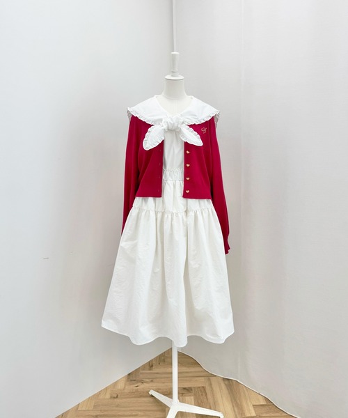 Areeam（アリーム）の「タフタギャザースカート（スカート・レディース・オフホワイト/ブルー・FREE）」の17枚目の写真