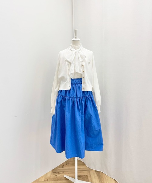 Areeam（アリーム）の「タフタギャザースカート（スカート・レディース・オフホワイト/ブルー・FREE）」の19枚目の写真