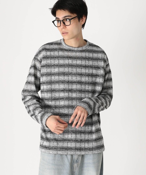 LAND MUSEUM（ランドミュージアム）の「LAND MUSEUM／DISTRESSロンT（Tシャツ/カットソー・メンズ・ピンク/グレー・FREE）」の10枚目の写真