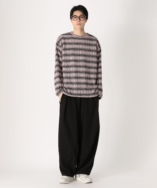 LAND MUSEUM（ランドミュージアム）の「LAND MUSEUM／DISTRESSロンT（Tシャツ/カットソー・メンズ・ピンク/グレー・FREE）」の14枚目の写真