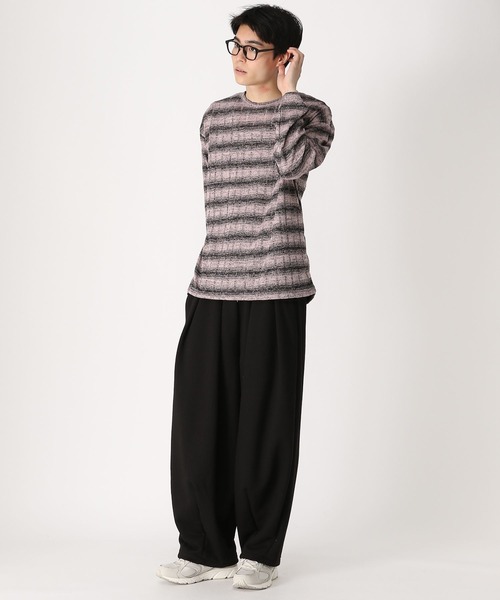 LAND MUSEUM（ランドミュージアム）の「LAND MUSEUM／DISTRESSロンT（Tシャツ/カットソー・メンズ・ピンク/グレー・FREE）」の15枚目の写真