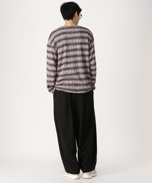 LAND MUSEUM（ランドミュージアム）の「LAND MUSEUM／DISTRESSロンT（Tシャツ/カットソー・メンズ・ピンク/グレー・FREE）」の16枚目の写真