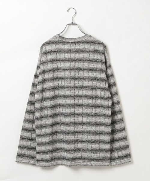 LAND MUSEUM（ランドミュージアム）の「LAND MUSEUM／DISTRESSロンT（Tシャツ/カットソー・メンズ・ピンク/グレー・FREE）」の19枚目の写真