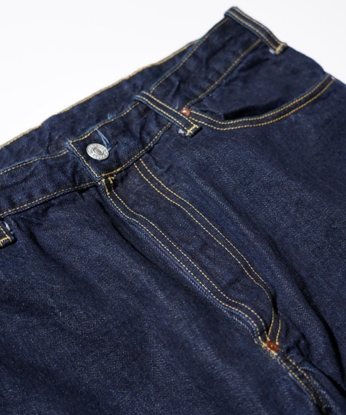 BACK STRAP 40S 5POCKET PANT ONE WASH 復古後調節帶五口袋水洗丹寧長褲