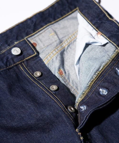 BACK STRAP 40S 5POCKET PANT ONE WASH 復古後調節帶五口袋水洗丹寧長褲