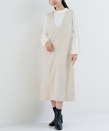【ANNA LUNA】 上品 軽やか 大人のための ジャンパースカート / ワンピース
