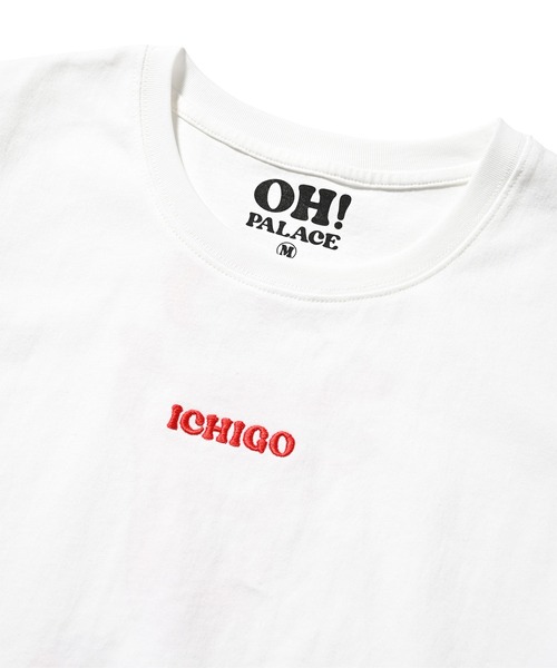 HOMEGAME(ホームゲーム)の「オーパレス【OH!PALACE】- キューピーTシャツ【ICHIGO 01 CROPPED TEE】(Tシャツ/カットソー・レディース・ホワイト・LARGE/MEDIUM/SMALL)」の2枚目の写真