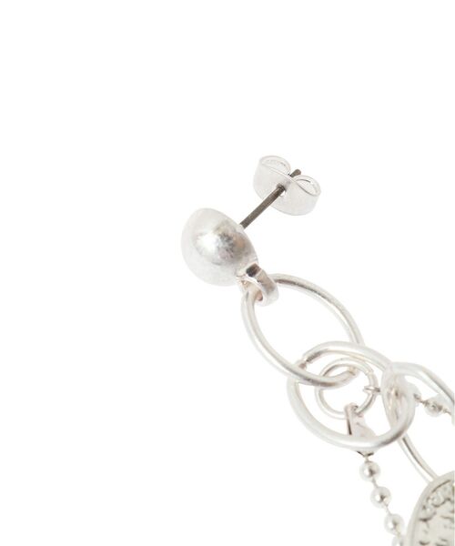 AMERICAN HOLIC(アメリカンホリック)の「コインアシンメトリーピアス(ピアス(両耳用)・レディース・シルバー・FREE)」の5枚目の写真