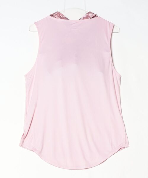 UNDER ARMOUR（アンダーアーマー）の「アンダーアーマー  UAトレーニング ブラ タンク（タンクトップ・レディース・ピンク/ブラック・S/M/L/XL）」の3枚目の写真