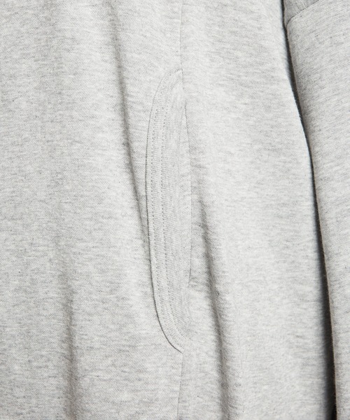 gomme（ゴム）の「60/-ファイン裏毛　ビッグパーカー（パーカー・レディース・トップグレー/チャコールグレー/ブラック・MEDIUM）」の18枚目の写真