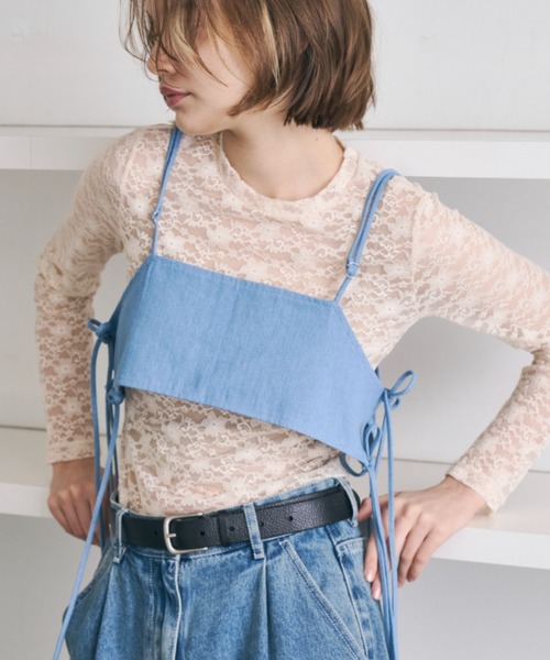 デニムビスチェ（キャミソール）｜PERNA（ペルナ）のファッション通販