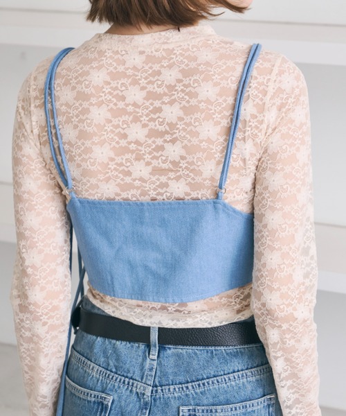 セール】デニムビスチェ（キャミソール）｜PERNA（ペルナ）の